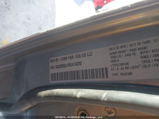3C63R3DJ1RG414220 RAM 3500 Big Horn