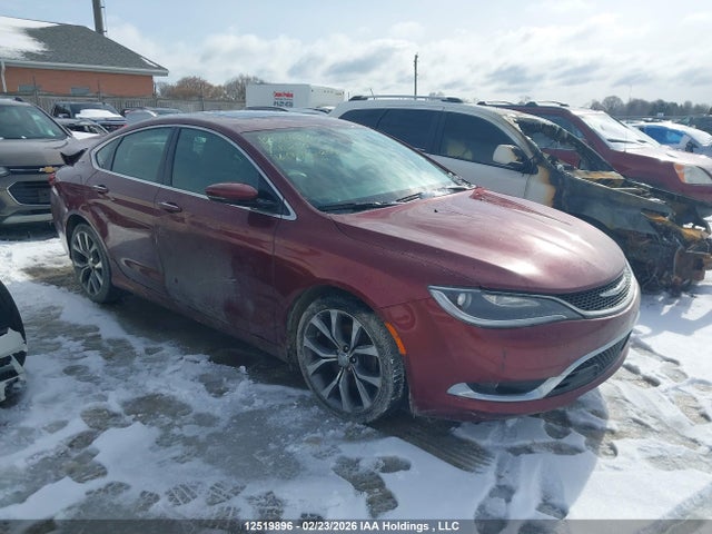 Продаж на аукціоні авто 2016 Chrysler 200 C, vin: 1C3CCCCG9GN158501, номер лоту: 12519896