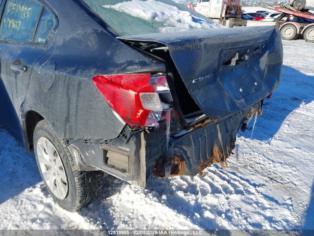 Aukcja sprzedaży 2012 Honda Civic Lx, vin: 2HGFB2F4XCH119668, numer aukcji: 12519985