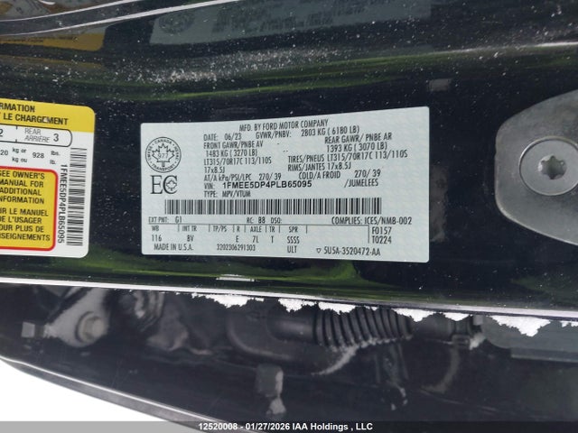 Продажа на аукционе авто 2023 Ford Bronco Big Bend/black Diamond/outer Banks/badlands/wildtrak/everglades, vin: 1FMEE5DP4PLB65095, номер лота: 12520008