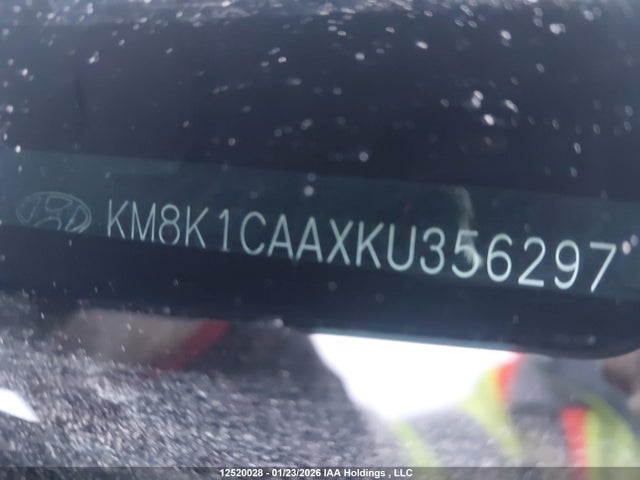 KM8K1CAAXKU356297 Hyundai Kona 2.0l Essential