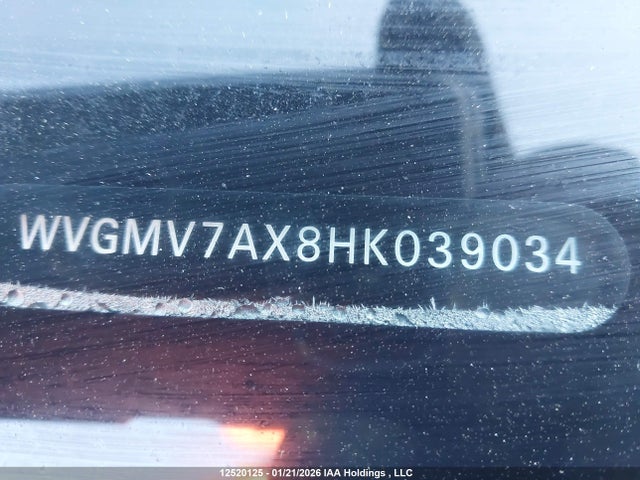 WVGMV7AX8HK039034 Volkswagen Tiguan Comfortline