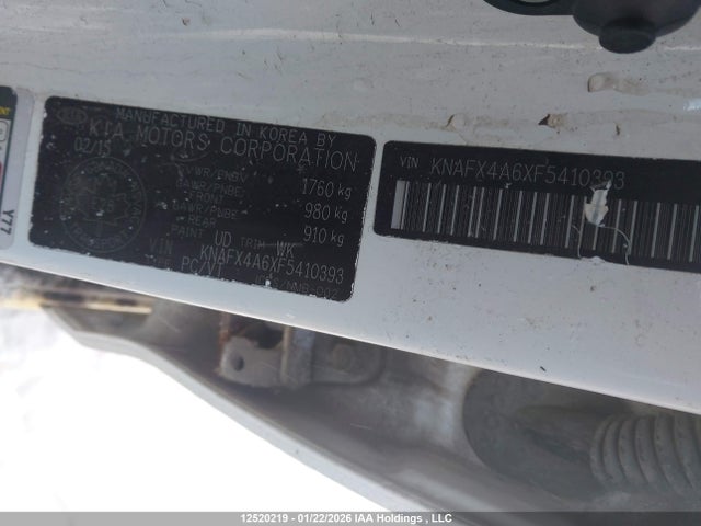 KNAFX4A6XF5410393 KIA Forte 1.8l Lx/1.8l Lx+/lx+ Winter Edition