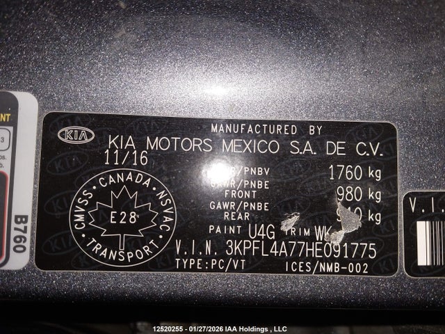 KIA Forte 2017 3KPFL4A77HE091775 Image 9