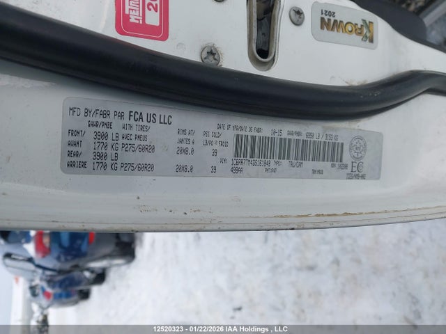 1C6RR7TM4GS161848 RAM 1500 Slt
