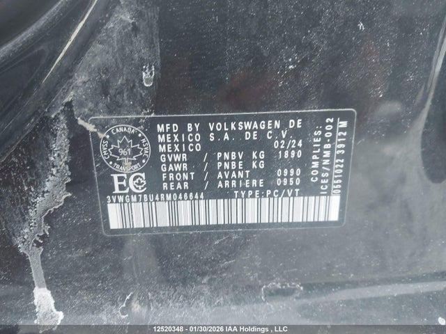 3VWGM7BU4RM046644 Volkswagen JETTA SEL