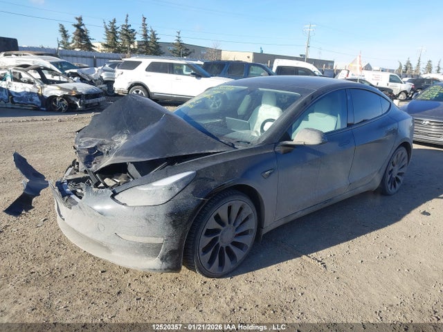2022 Tesla Model 3 Performance მანქანა იყიდება აუქციონზე, vin: 5YJ3E1EC0NF348462, აუქციონის ნომერი: 12520357