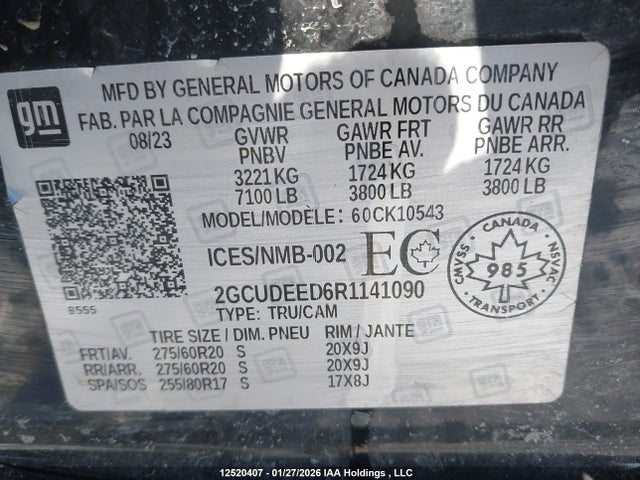 2GCUDEED6R1141090 Chevrolet Silverado 1500