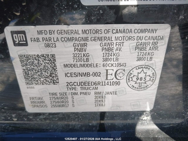 2GCUDEED6R1141090 Chevrolet Silverado 1500