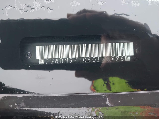 12520444 :رقم المزاد ، 1G6DM57T060173886 vin ، 2006 Cadillac Cts مزاد بيع