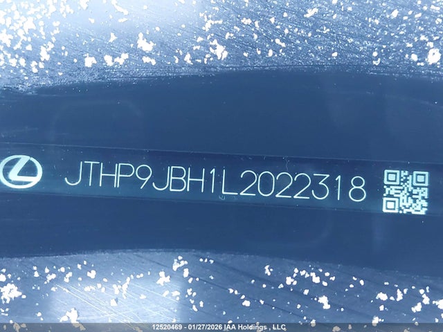 JTHP9JBH1L2022318 Lexus UX 250H