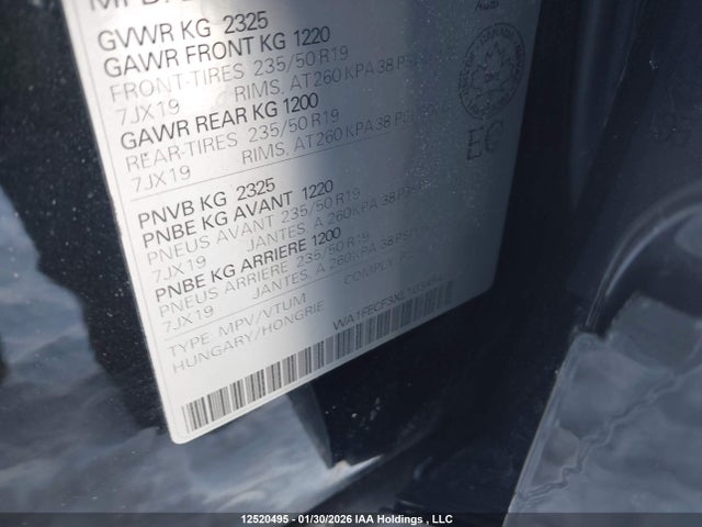WA1FECF3XL1034549 Audi Q3