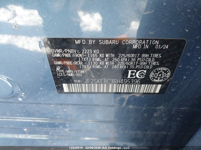 Subaru Forester 2024 JF2SKEBC3RH495396 Image 19