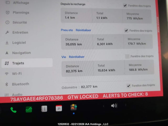 7SAYGAEE4RF078386 Tesla Model Y