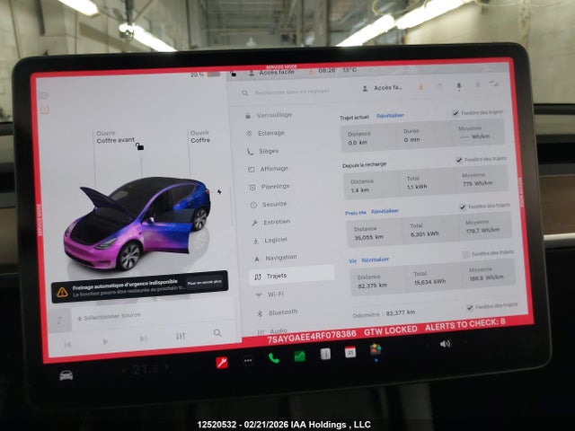 7SAYGAEE4RF078386 Tesla Model Y
