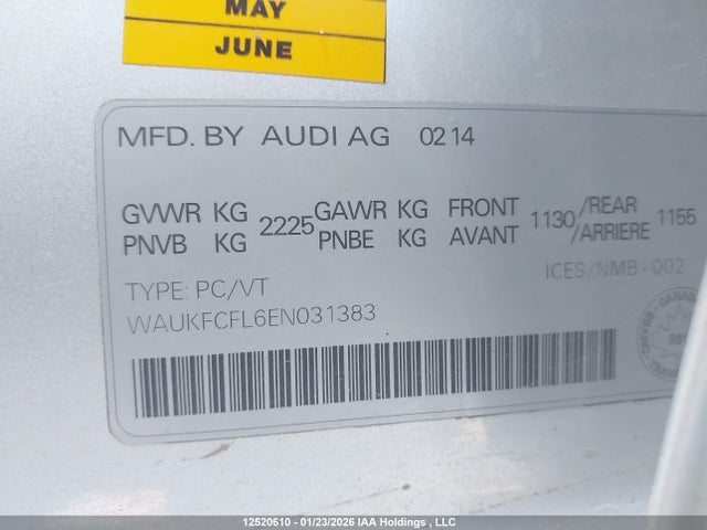 WAUKFCFL6EN031383 Audi A4 2.0 Technik