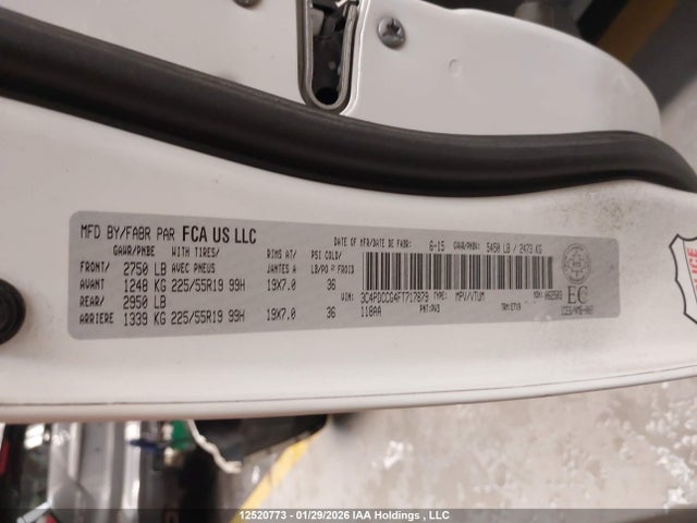 Продаж на аукціоні авто 2015 Dodge Journey, vin: 3C4PDCCG4FT717879, номер лоту: 12520773