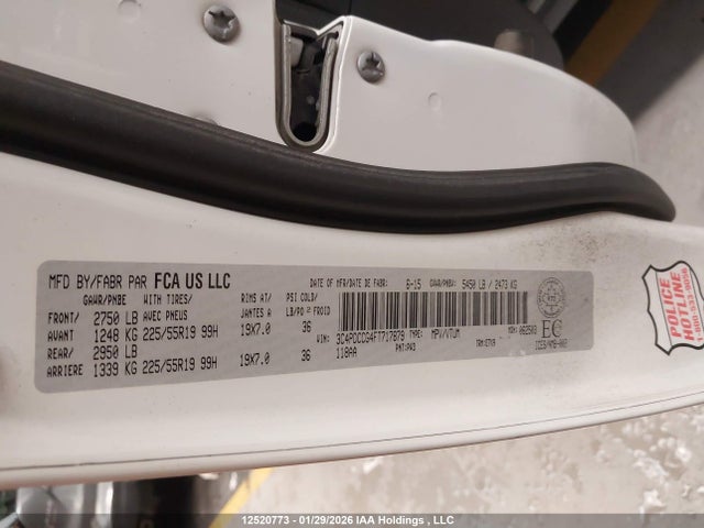 Продаж на аукціоні авто 2015 Dodge Journey, vin: 3C4PDCCG4FT717879, номер лоту: 12520773
