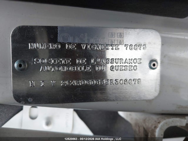Dodge Grand Caravan Crew 2018 2C4RDGDG3JR302675 Image 9
