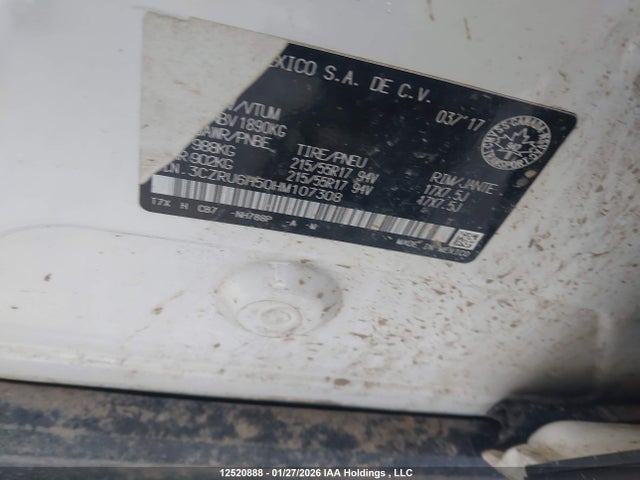 3CZRU6H50HM107308 Honda HR-V EX
