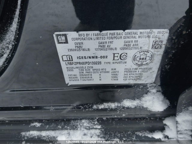 Buick Envision Essence Awd 2023 LRBFZPR4XPD139228 Image 9