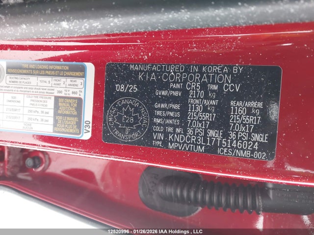 KNDCR3L17T5146024 KIA Niro