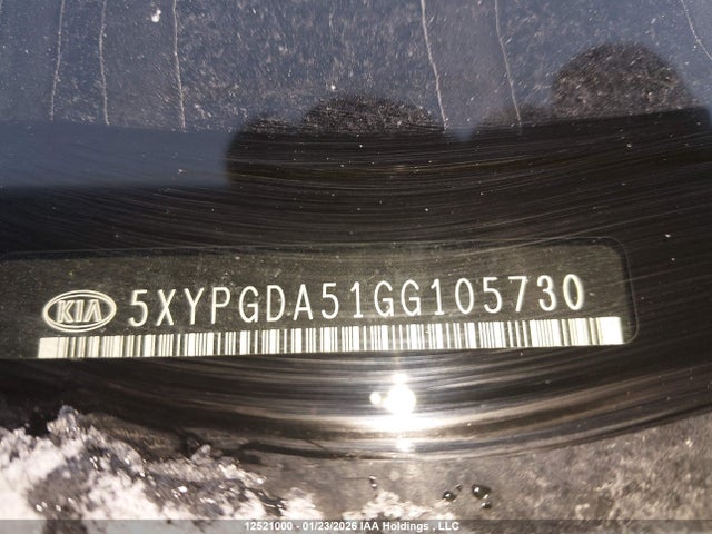 5XYPGDA51GG105730 KIA Sorento Lx/l