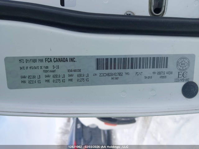 Dodge Charger Sxt 2019 2C3CDXBG5KH517852 Image 9