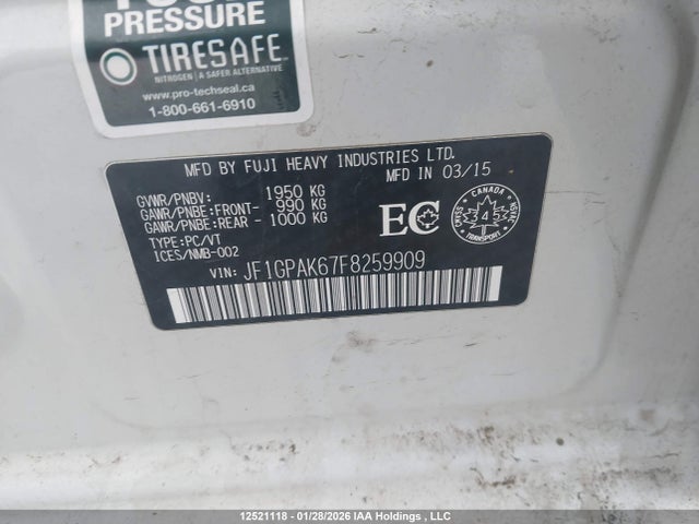 Subaru Impreza Premium Plus 2015 JF1GPAK67F8259909 Image 19