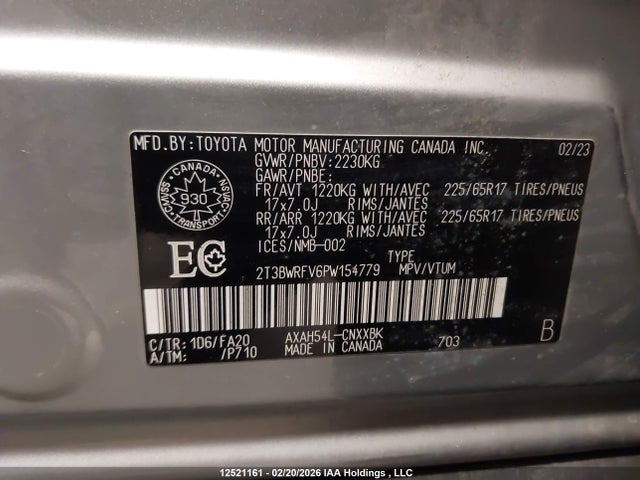 Toyota RAV4 LE 2023 2T3BWRFV6PW154779 Image 9