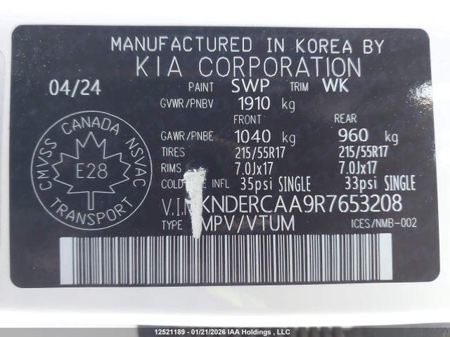 KNDERCAA9R7653208 KIA SELTOS EX