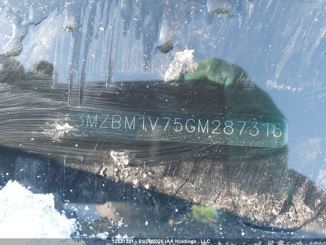 3MZBM1V75GM287316 Mazda Mazda3 Gs