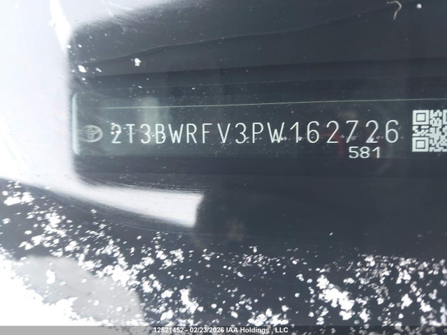 2T3BWRFV3PW162726 Toyota RAV4