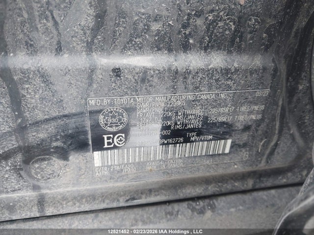 2T3BWRFV3PW162726 Toyota RAV4