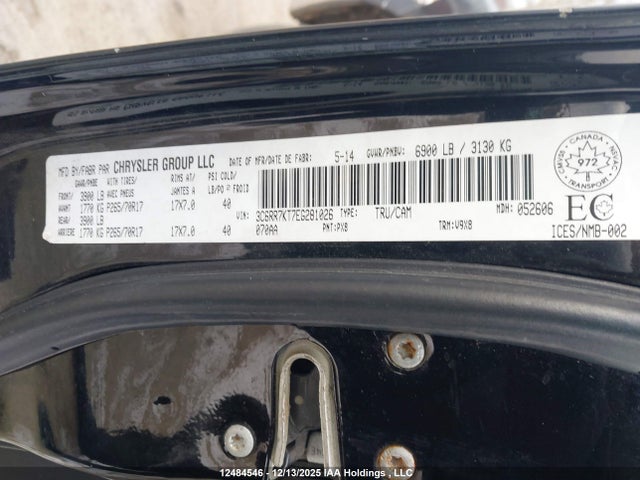 3C6RR7KT7EG281026 RAM 1500 St