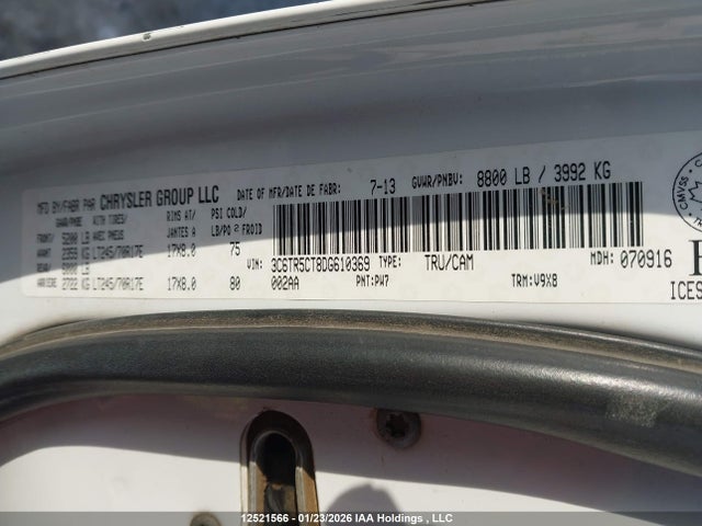 Aukcja sprzedaży 2013 Ram 2500 St, vin: 3C6TR5CT8DG610369, numer aukcji: 12521566