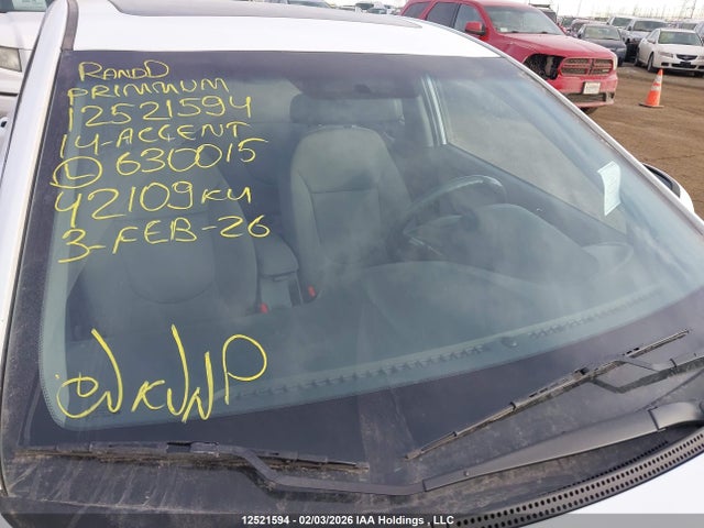 KMHCU4AE7EU630015 Hyundai ACCENT GLS
