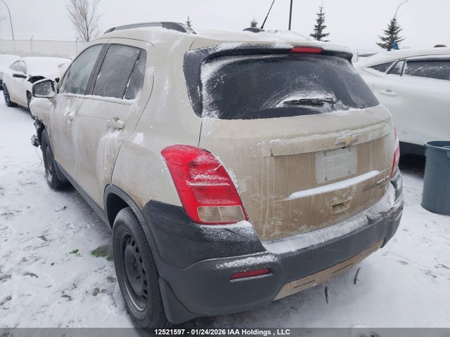 Продаж на аукціоні авто 2015 Chevrolet Trax 2lt, vin: 3GNCJSSBXFL242723, номер лоту: 12521597