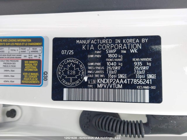 KNDEP2AA4T7856241 KIA Seltos