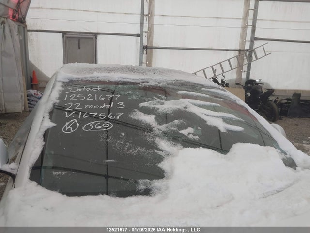 5YJ3E1EA9NF167567 Tesla MODEL 3