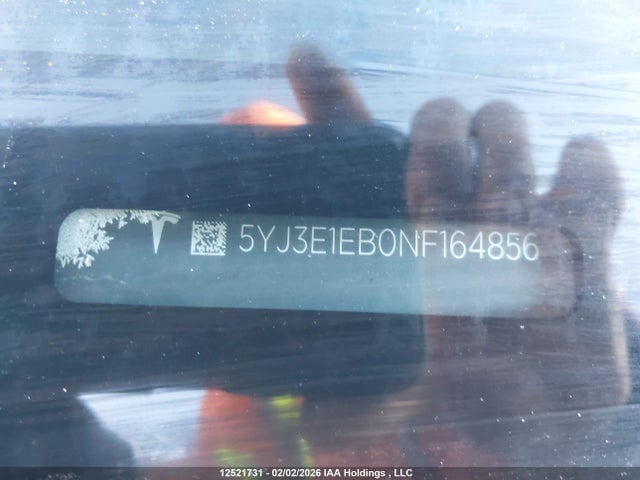 5YJ3E1EB0NF164856 Tesla MODEL 3