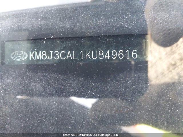 KM8J3CAL1KU849616 Hyundai Tucson