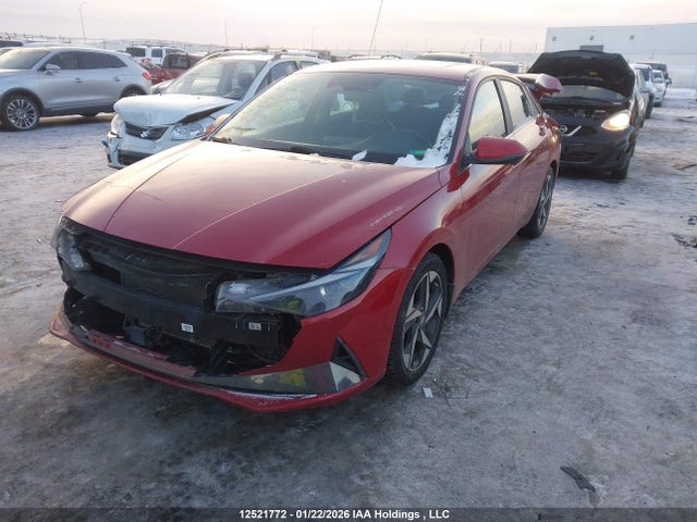 12521772 :رقم المزاد ، KMHLN4AG6NU288555 vin ، 2022 Hyundai Elantra Ultimate Ivt مزاد بيع