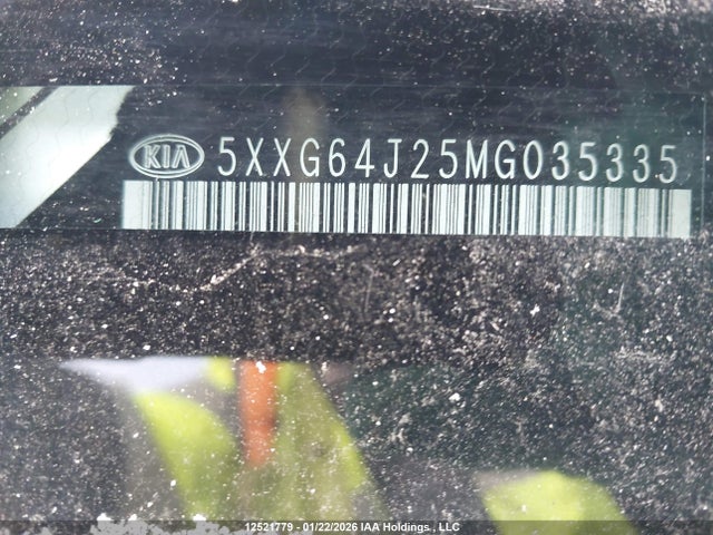 5XXG64J25MG035335 KIA K5 Gt-line