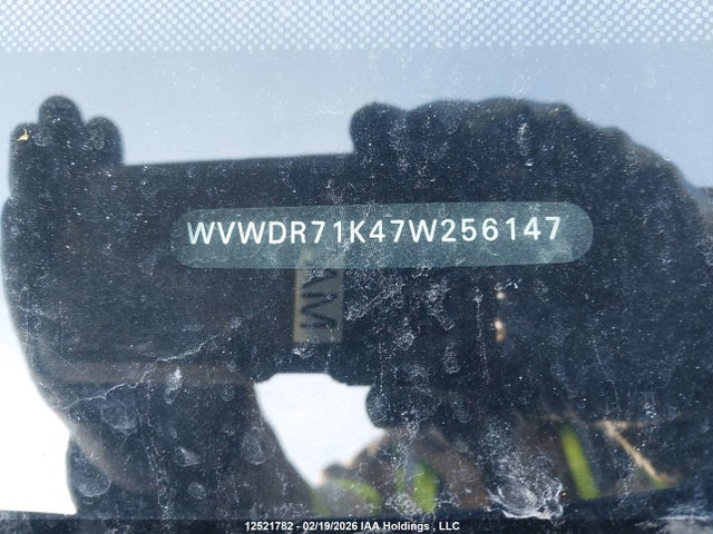Продажа на аукционе авто 2007 Volkswagen Rabbit 5-door, vin: WVWDR71K47W256147, номер лота: 12521782