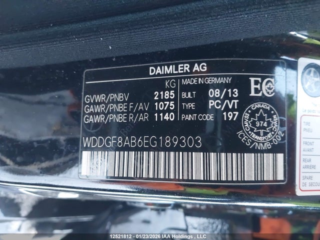 WDDGF8AB6EG189303 Mercedes-Benz C 300 4matic