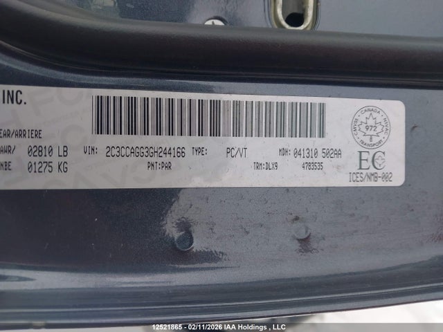 Chrysler 300 S 2016 2C3CCAGG3GH244166 Image 9