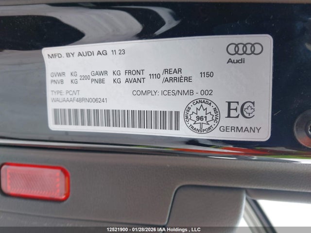 WAUAAAF48RN006241 Audi A4 Komfort 45