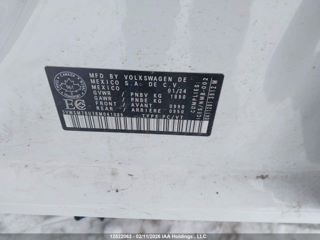 3VWSM7BU7RM041089 Volkswagen Jetta Comfortline