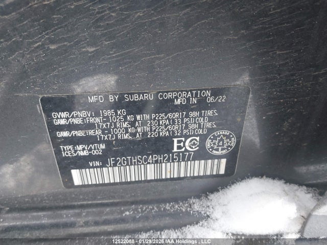 Subaru Crosstrek Outdoor 2023 JF2GTHSC4PH215177 Image 17